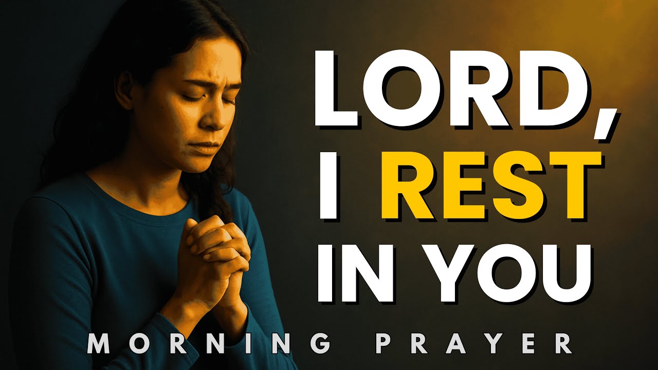 Just exist, let God do the Rest | A Morning Prayer of peaceful surrender