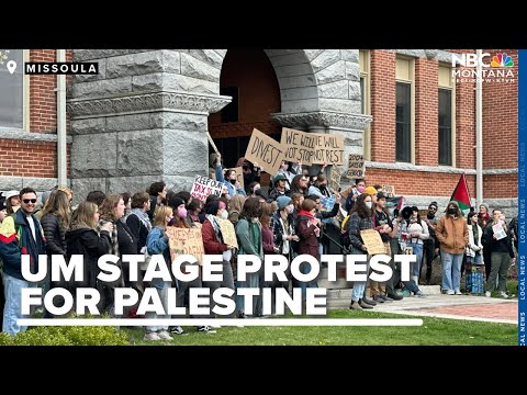 UM students stage walk out in solidarity with Palestine