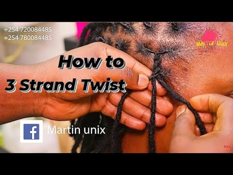 3 Strand Twist Dreads Styles