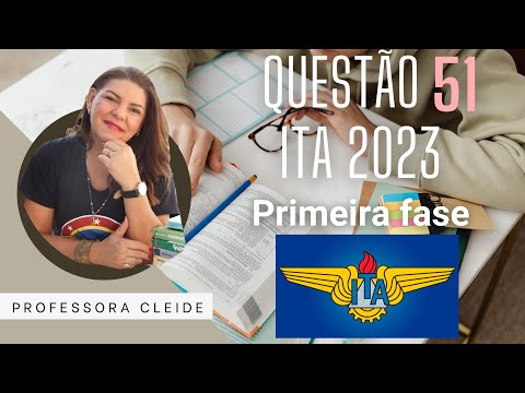 Resolução questão 51 objetiva ITA Primeira fase 2023 #ita #química #tabelaperiódica