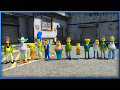 GTA V Mod Install: The Simpsons Pack