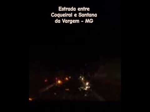 Muita Chuva na Estrada entre COQUEIRAL e Santana da Vargem no Sul de Minas Gerais
