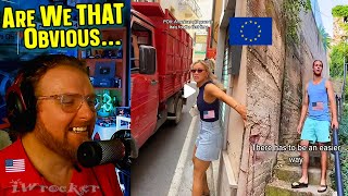 American Reacts to Stereotypical Americans&#39; Experience in Europe..