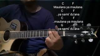 Download lagu Tutorial KUNCI GITAR YA MAULANA - NISSA SABYAN GAMBUS | cocok untuk pemula mp3