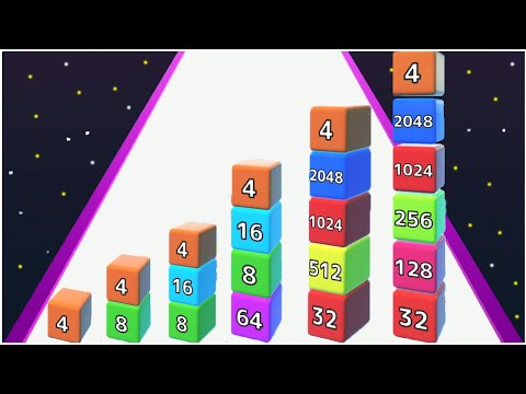 Merge Stack - Gameplay Walkthrough