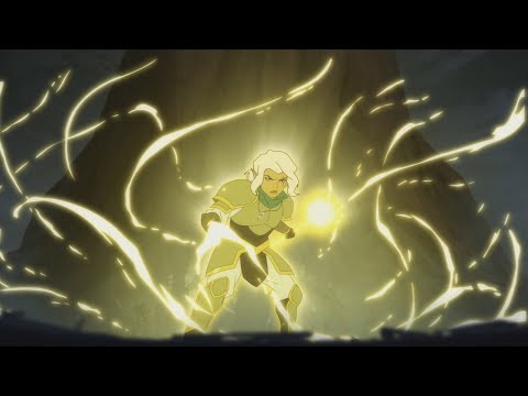 vox machina vs the army of undead but holding out for a hero from shrek 2 is playing