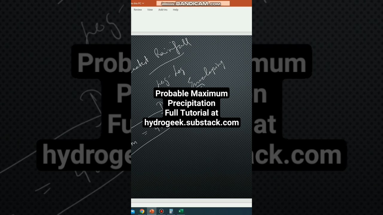 PROBABLE MAXIMUM PRECIPITATION