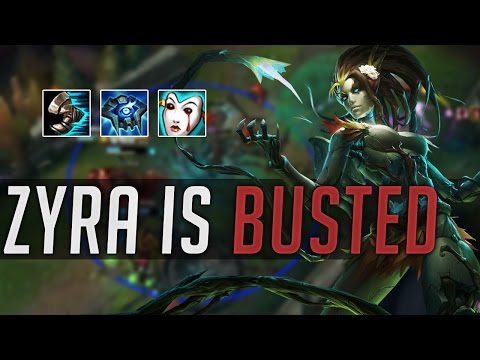 Zyra support is busted - Valkrin