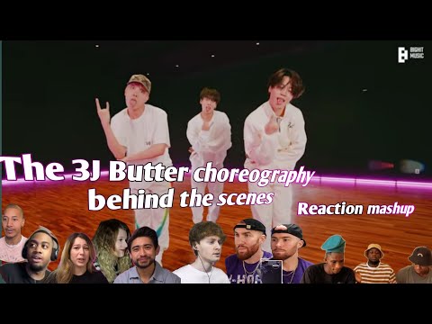 [BTS]The 3J Butter Choreography Behind The Scenes - ||Reaction Mashup  @kmrreactors7620