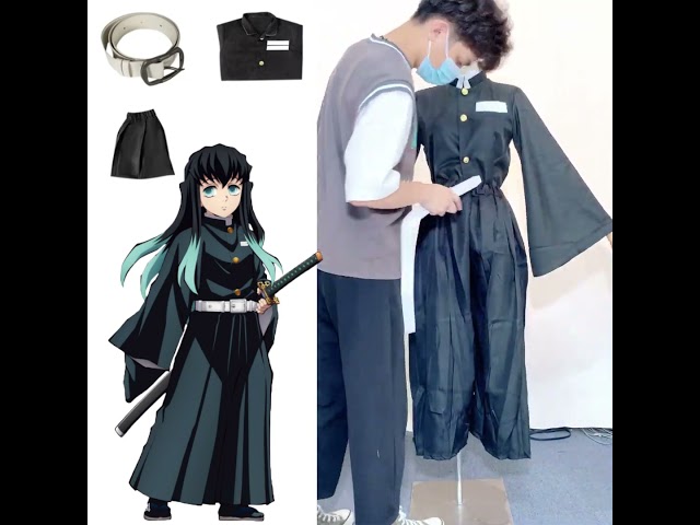 Vídeo relacionado con Bocguy Muichirou Cosplay, Disfraz de Anime Tokitou Muichirou, Disfraz Anime para Hombre, Uniforme Personaje Traje de Kimono para Adultos para Carnaval, Halloween, Fiesta de Cosplay