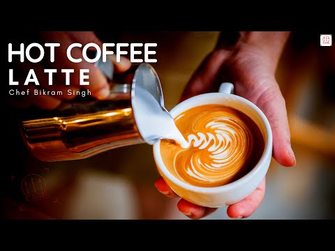 How To Make A Latte At Home With Instant Coffee - Latte Without Machine - Hot Coffee Latte Cook Show Video