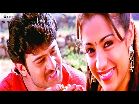 PRABHAS AND TRISHA ALL TIME HIT MELODY SONG MUVVALA NAVVAKALA | POURNAMI MOVIE | SP BALU, KS CHIRTA