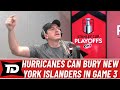 Carolina Hurricanes can finish off New York Islanders in Game 3