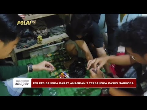 PRESISI UPDATE: POLRES BANGKA BARAT MENGAMANKAN TIGA TERSANGKA KEJAHATAN NARKOBA 01/05/2024 10.00