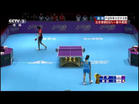 2014 China Super league (WT-SFinal) DING Ning - GUO Yue [HD] [Full Match/Chinese]