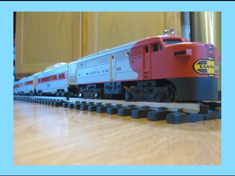 LIONEL DIESEL LOCOMOTIVE WARBONNET SANTA FE #212 PASSENGER TRAIN REVIEW