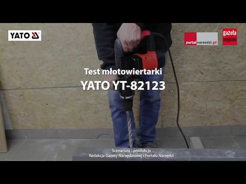 Перфоратор YATO SDS-Plus 1100 Вт, 5 Дж, 3 сверла и 2 пики, 32 мм Перфоратор YATO SDS-Plus 1100 Вт, 5 Дж, 3 сверла и 2 пики, 32 мм