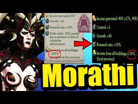 Morathi After Her Landmark is NERFED Brutally in Immortal Empires..