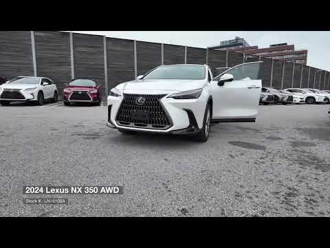 2024 Lexus NX 350 AWD in White for sale at Ken Shaw Toyota in Toronto, ON