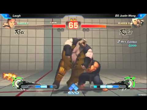 EVO 2013 : Laugh (Ryu) vs EG Justin Wong