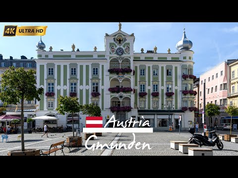 Gmunden , Austria | 4K Walking Tour Through a Scenic Lakeside Town (short version)