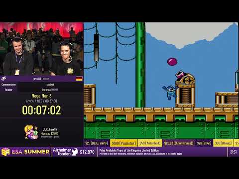 Mega Man 3 [Any%] by prisiii3 - #ESASummer23