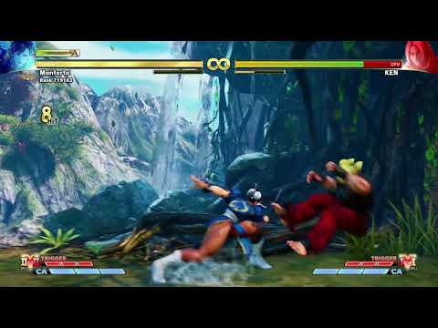 SFV - Chun-Li 2HP confirm Hazanshu BnB