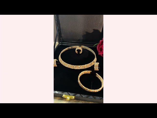 طقم اكسسوار دوريكا مكس مطلي ذهب