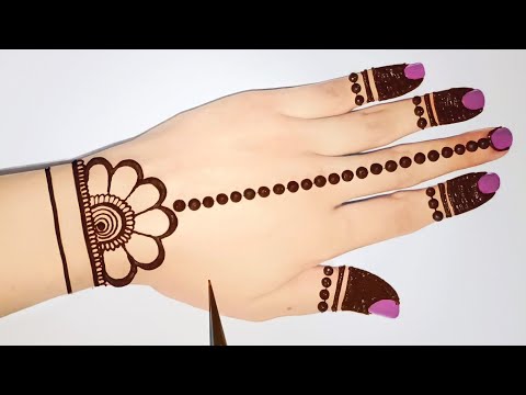 Beautiful Jewelry Mehndi designs for hands || Easy Simple mehandi design || Stylish Mehendi designs