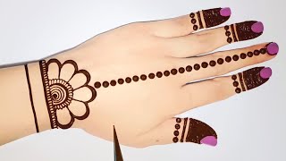 Beautiful Jewelry Mehndi designs for hands  Easy S