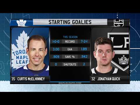 Molson Canadian Leafs Gameday: Toronto at Los Angeles - November 2, 2017