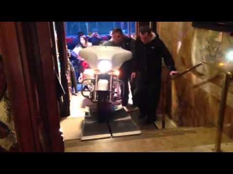 Chrisox Harley inside Friars club 2012. Nyc east55st  vecto