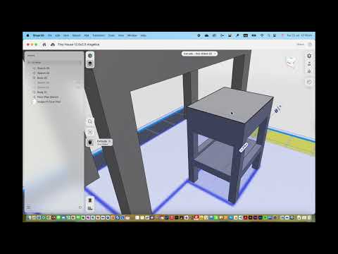 Part 3   Desk and Chair Furniture 3D model