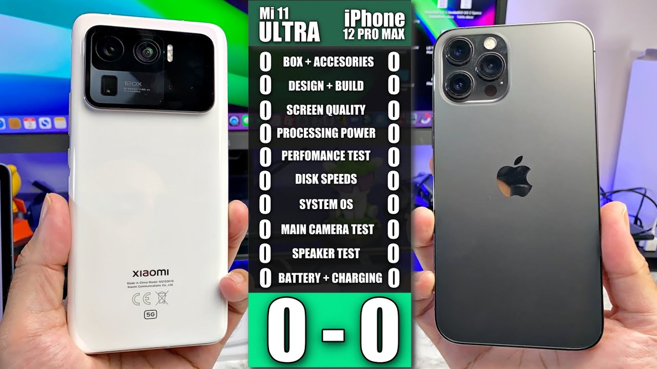 Xiaomi Mi 11 Ultra vs iPhone 12 Pro Max - Ultimate Smartphone Comparison! Clash of the Flagships!