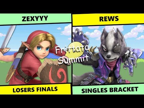 Frittata Summit: Losers Finals - Zexyyy (Young Link) Vs Rews (Wolf) SSBU Singles