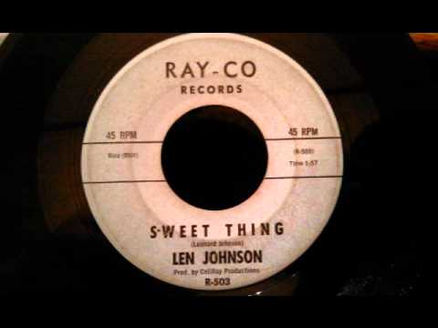 Len Johnson - Sweet Thing - Great Early 60's R&B / Blues Ballad