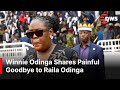 Heartbreaking Moments Winnie Odinga S Emotional Farewell To Her Father Raila Odinga AQ1E
