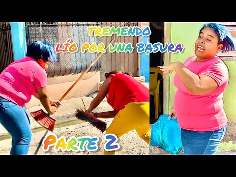 VECINAS CHISMOSAS PELEAN POR UNA FUNDA DE BASURA @juliaflow5141 parte 2 😱😱