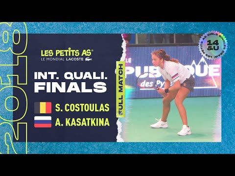 Les Petits As 2018 | Girls International Quali. Final | Sofia Costoulas vs. Alena Kasatkina