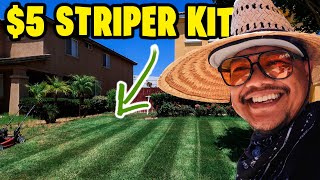 DIY LAWN STRIPING FOR UNDER $5 ~ CALI HAS BEEN AMAZING 😩