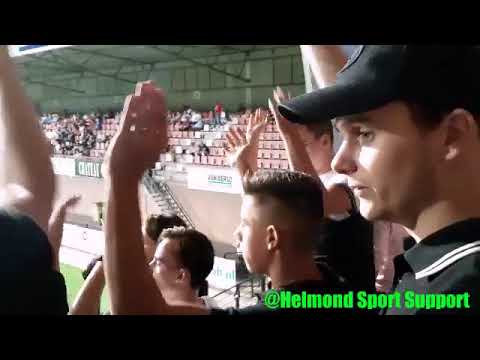 Helmond Sport - Almere City. 23-8-19, 1-1. Sfeeracties! 💪🔴⚫🤙