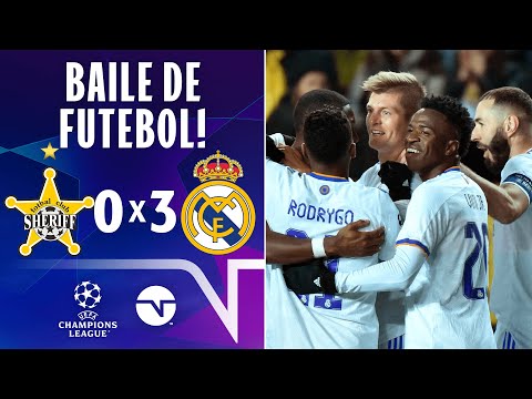 Gols e lances de Sheriff x Real Madrid