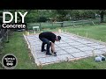How To Pour A Concrete Slab From Start To Finish DIY Concrete Prep And Finish