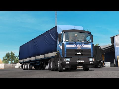 ETS2 1.33 Baltic DLC MAZ 54323   Luga - Liepaja