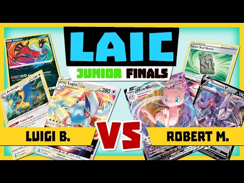 Luigi B. (Lugia) vs Robert M. (Mew) | Pokemon TCG LAIC Junior Finals 2022