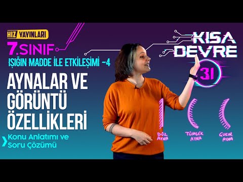Aynalar Konu Anlatımı: Düzlem, Çukur, Tümsek Ayna ve Özellikleri | 7. Sınıf Fen Bilimleri #31