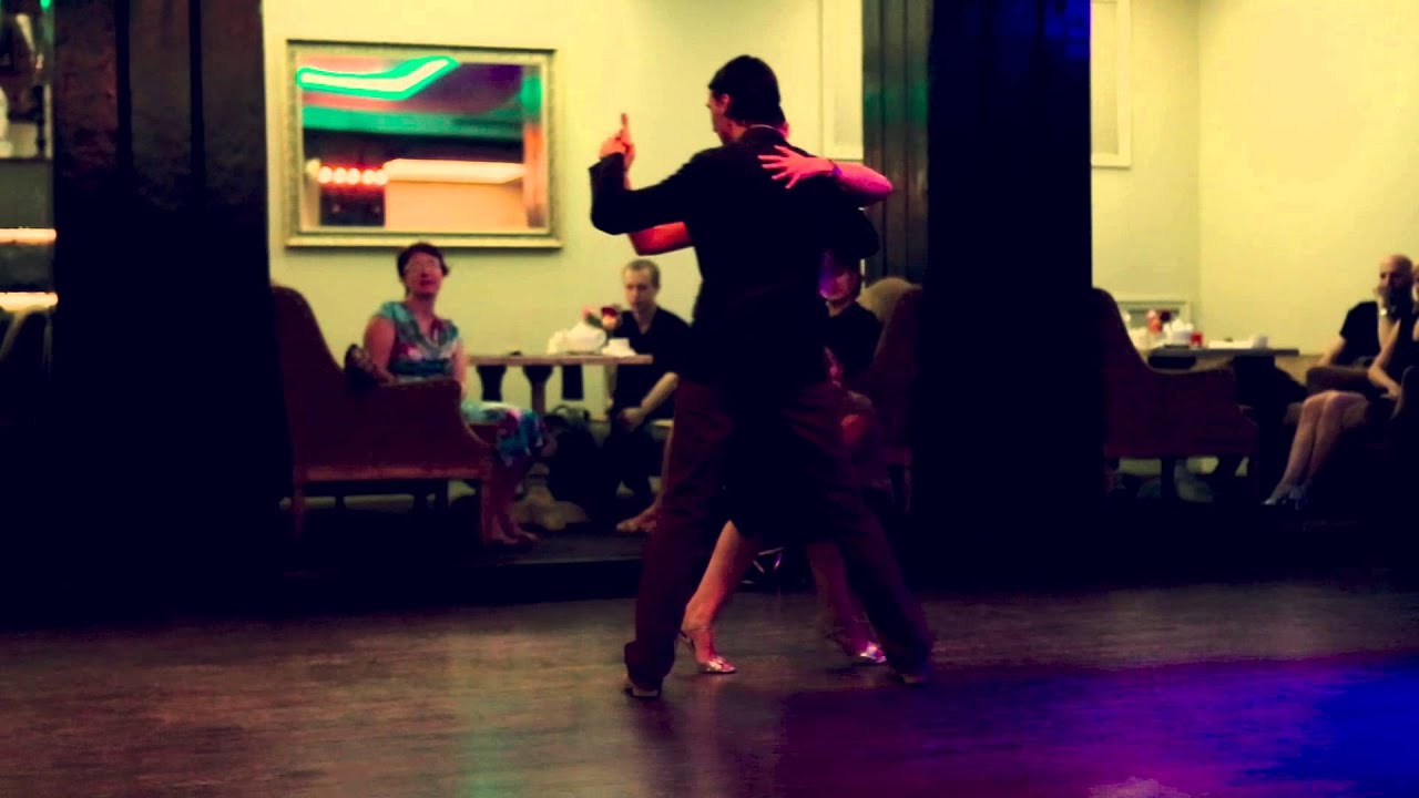 Vyacheslav Ivanov and Olga Leonova, 2-3, Prischepov Milonga ресторан "Архитектор" 03.09.2014