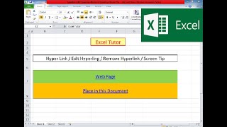 Hyperlink Edit Remove Screen Tip M.S. Excel | link workbooks in excel | link excel sheet to website