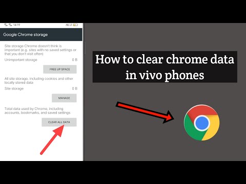 How to clear chrome data in vivo phones | 2022
