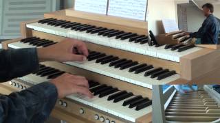 J.S. Bach: Sonata in d minor BWV 527, third movement - Willem Tanke, organ (